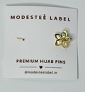 Aurora Floral Crystal Hijab Pin
