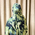 Printed Modal Cotton Hijab -Emerald Marble