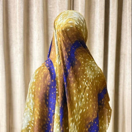 Printed Modal Cotton Hijab -Fawn